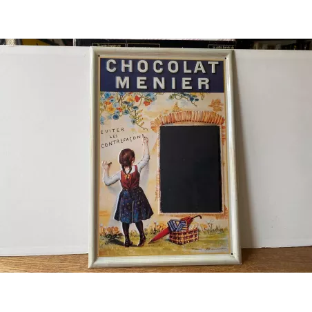 TOLE CHOCOLAT  MENIER  40CM X27CM  ANNEE 2006