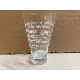 6 VERRES A CAFE RICHARD  25CL HT 14CM