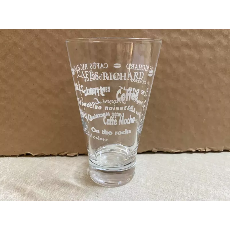 6 VERRES A CAFE RICHARD  25CL HT 14CM
