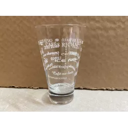 6 VERRES A CAFE RICHARD  25CL HT 14CM