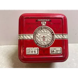 BOITE DE CARTOUCHES DE CHASSE  MONOPOLE VIDE