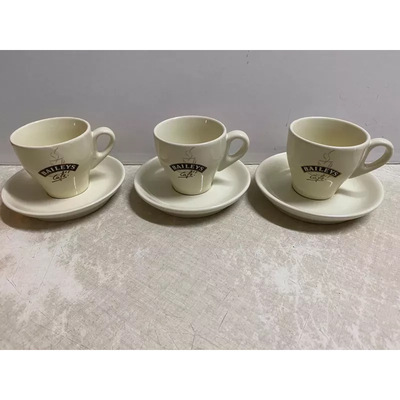 3 TASSES  BAILEY'S   12CL