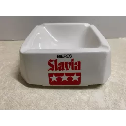 CENDRIER  BIERES SLAVIA 16CM X16CM