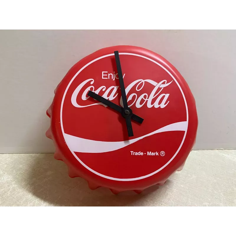 PENDULE COCA-COLA  DIAMETRE 26CM