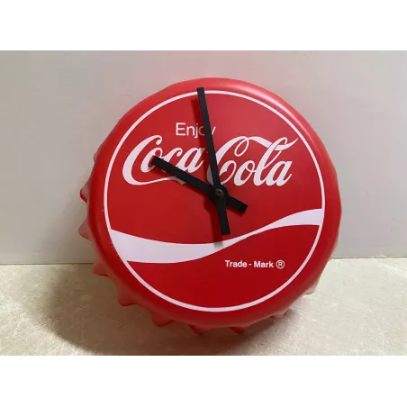 PENDULE COCA-COLA  DIAMETRE 26CM