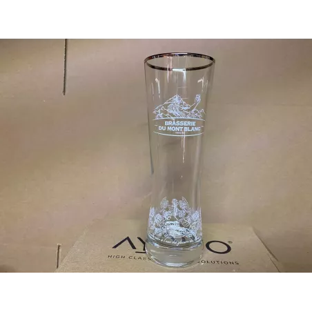 6 VERRES  BRASSERIE DU MONT-BLANC 25CL