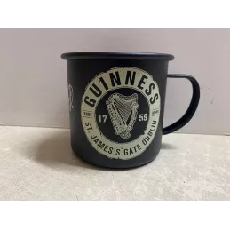 MUG GUINNESS  EN TOLE  HT 9CM