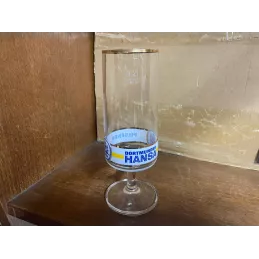 1 VERRE  DORTMUNDER  HANSA  PILSNER  20CL HT 16.20CM