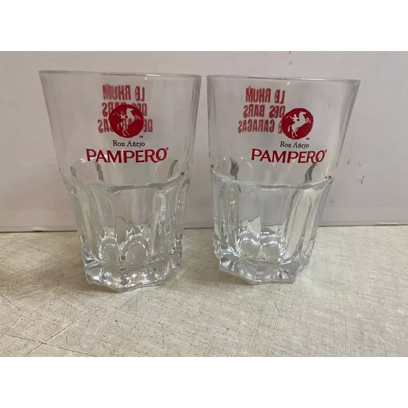 2 VERRES PAMPERO HT  12CM