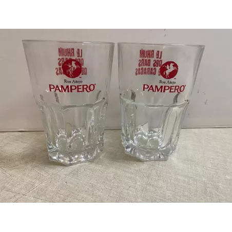 2 VERRES PAMPERO HT  12CM