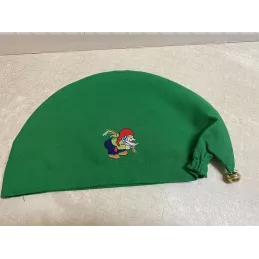BONNET  CHOUFFE  VERT AVEC SA CLOCHETTE