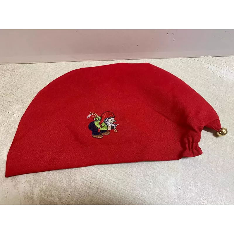 BONNET  CHOUFFE  ROUGE AVEC SA CLOCHETTE