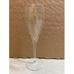 6 VERRES  CAVE D'AZE VINS BLANC DE BOURGOGNE  10/12CL HT 19.20CM