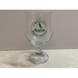 1 VERRE  QUITINE  LA BIERE DES COLLINES  45CL HT 17CM