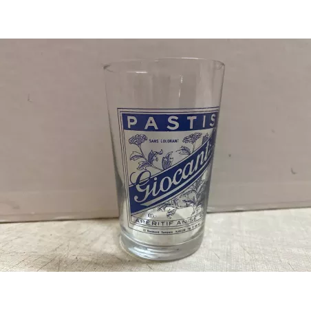1 VERRE  PASTIS GIOCANTI  HT 7.80CM           CORSE