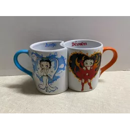 MUG BETTY BOOP  ANGE ET DEMON  HT 9CM  ANNEE 2006