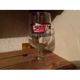 VERRE  LEOPARDBRAU 25CL HT 15.20CM