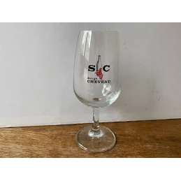 6 VERRES  A VINS  SERGE  CHEVEAU HT 15.50CM