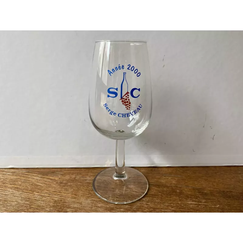 6 VERRES A VINS SERGE CHEVEAU ANNEE 2000 HT 15.70CM