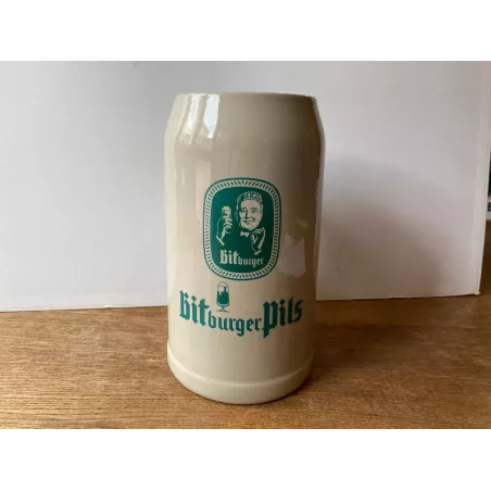CHOPE BITBURGER  PILS EN GRES 2 LITRES