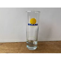 1 VERRE RICARD TUBO SOLEIL 22CL HT 15.20CM