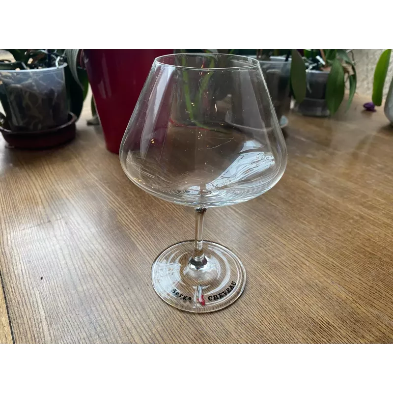 6 VERRES  A VINS DEGUSTATION  SERGE CHEVEAU  HT 17CM