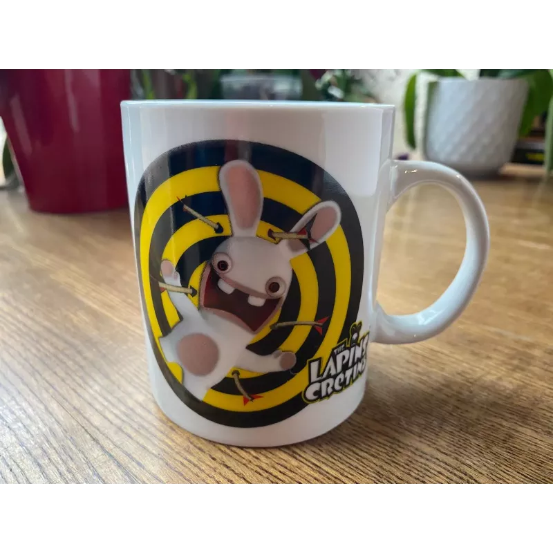 MUG THE LAPINS CRETINS  HT 9.80CM