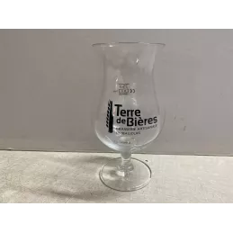 1VERRE  TERRE DE BIERE  BRASSERIE ARTISANALE 25CL HT 15.50CM