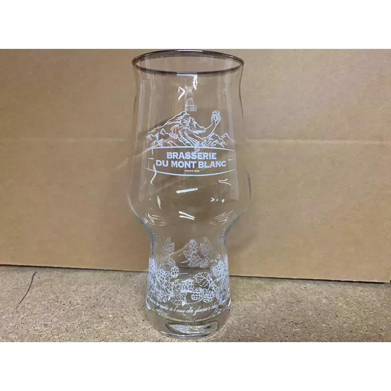 1 VERRE BRASSERIE DU MONT BLANC  33/50CL