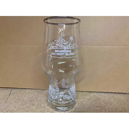 1 VERRE BRASSERIE DU MONT BLANC  33/50CL