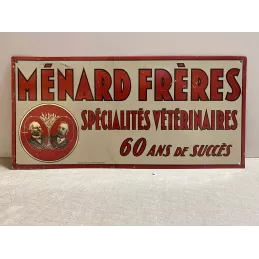 ANCIENNE TOLE MENARD  FRERES 34.50CM X16.50CM