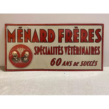 ANCIENNE TOLE MENARD  FRERES 34.50CM X16.50CM