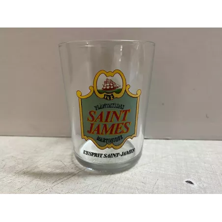 1 VERRE RHUM SAINT JAMES HT 8CM