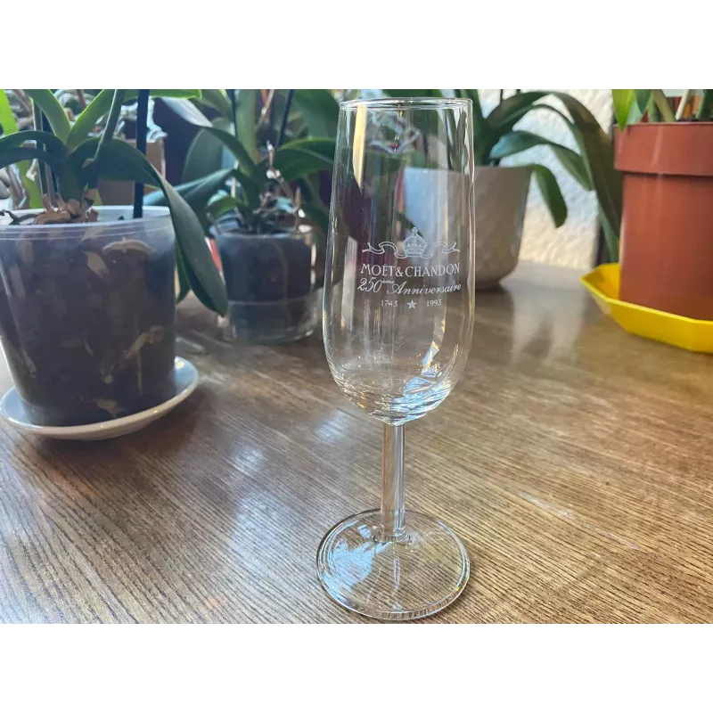 7 FLUTES CHAMPAGNE MOET&CHANDON  12CL HT 16.50CM