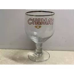 1 VERRE CHIMAY  COLLECTOR 33CL  LOGO DORE