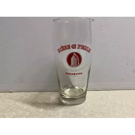 1 VERRE  BIERE CK PERLE 25CL HT.14CM