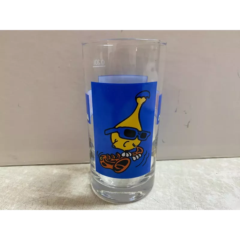 1 VERRE  ORANGINA COLLECTOR  20CL HT 12CM