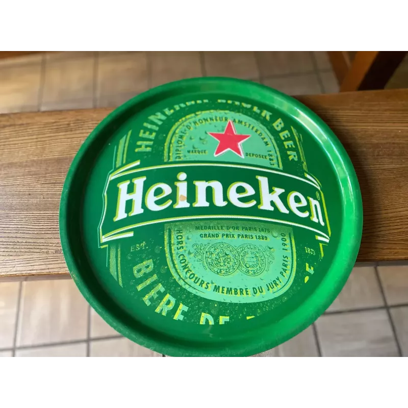 PLATEAU HEINEKEN  DIAMETRE 43CM
