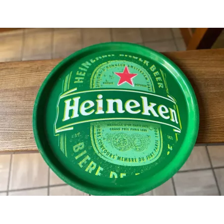 PLATEAU HEINEKEN  DIAMETRE 43CM