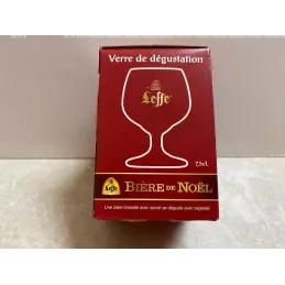 1 VERRE LEFFE 7.50CL BIERE DE NOEL HT 9.50
