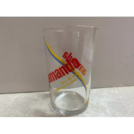 1 VERRE AMANDA EAU  DE SOURCE  ST AMAND LES EAUX HT 10CM