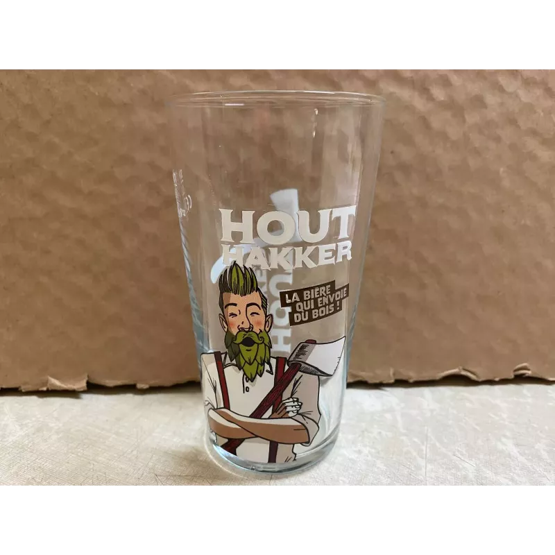 1 VERRE  HOUT  HAKKER  25CL  HT 13.50CM