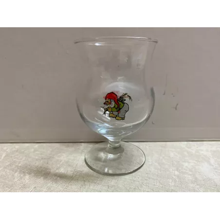 1 VERRE CHOUFFE 4CL ET 7CL HT 10.90CM