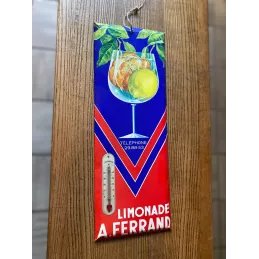 GLASSOID  THERMOMETRE  LIMONADE  A. FERRAND   36.50CM X 13.50CM