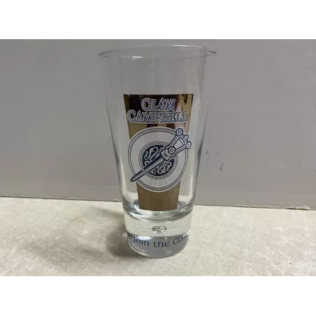 6 VERRES CLAN CAMPBELL 30CL HT 14.40CM