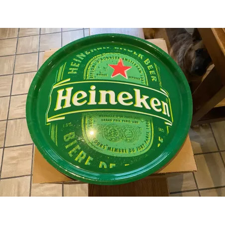 PLATEAU HEINEKEN  DIAMETRE 44CM