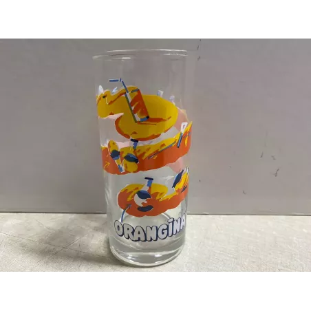 1 VERRE  ORANGINA COLLECTOR  HT 13.40CM