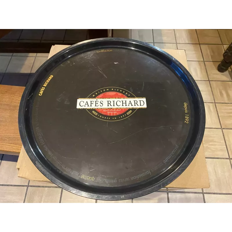 PLATEAU  CAFE RICHARD  DIAMETRE 43CM