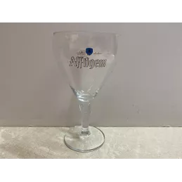 1 VERRE AFFLIGEM 50CL HT 21.60CM LOGO BLANC