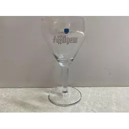 1 VERRE AFFLIGEM 25CL HT 18.50CM LOGO BLANC